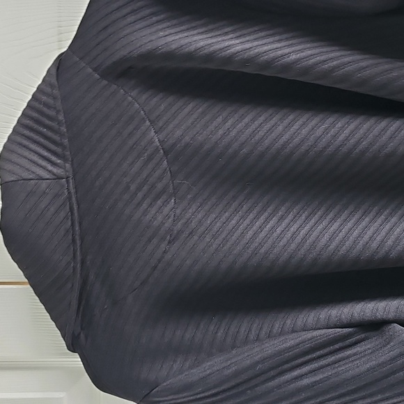 NWT Steve Madden Ottoman Knit Tie Waist Trench Coat Black XL - Picture 12 of 16